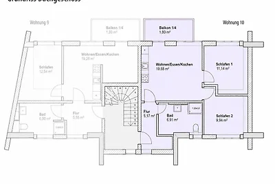 Ferienwohnung 10 1.OG Haus 2