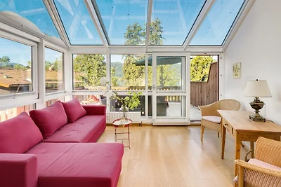 Tegernsee-Blick mit Bergblick