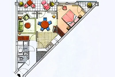 Haus Altensien Whg 465 mit Balkon