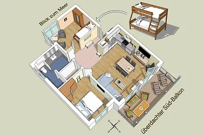 Vakantieappartement Gezinsvakantie Göhren