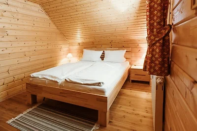 HAS-27 - Holz-Doppelhaus mit überdachter...