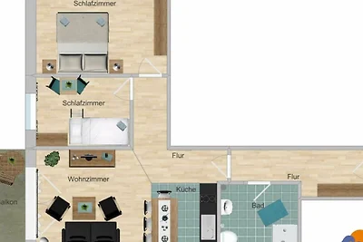 3-Zimmer-Apartment - C15