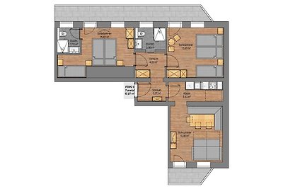 Apartment Tuxertal im Rosenhof - 2 Schlafzimm...