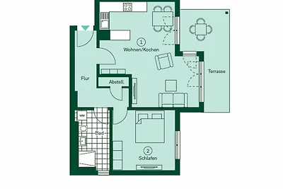 Vakantieappartement Gezinsvakantie Garz