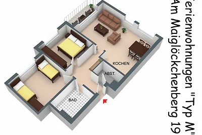 Typ M02 Drei-Raum-FeWo