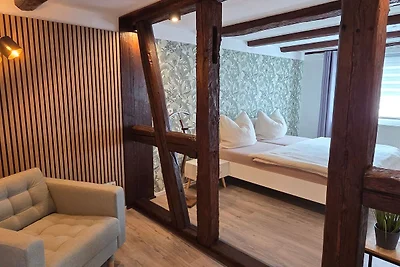 4-Raum Ferienhaus In den Auen, Badewanne/Dusc...