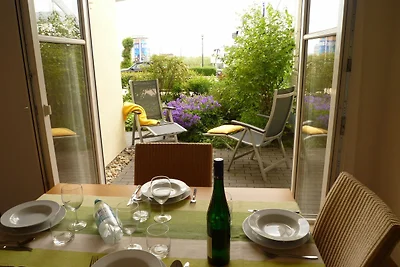 3-Raum FeWo I, 70m², EG, Terrasse, Meerblick