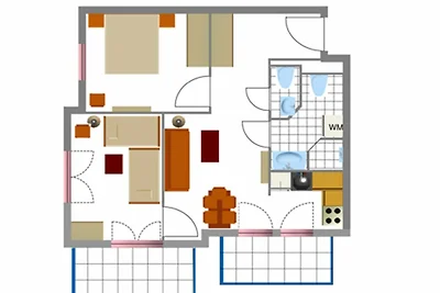 Appartamento Vacanza con famiglia Baabe