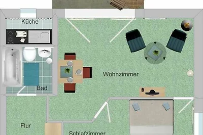 2-Zimmer-Apartment - B35