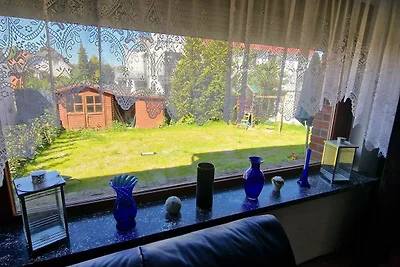 Ferienwohnung im Erdgeschoss mit Garten für 2...