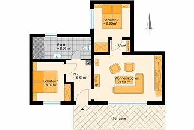 Vakantieappartement Gezinsvakantie Wolgast