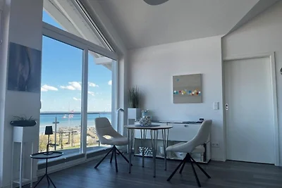 2-Raum FeWo II, 50m², 2.OG, Balkon, Meerblick
