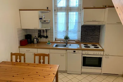 Maisonettenwohnung mit Sauna 200 m zum Meer