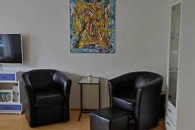 2-Raum Fewo, 50m², EG, Balkon,Strandkorb