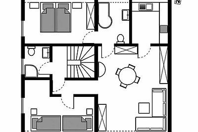 Webstube Hausteil mit Garten
