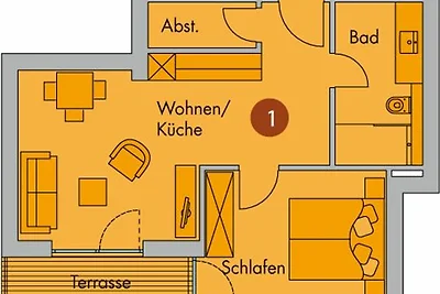 2-Zimmer-Wohnung