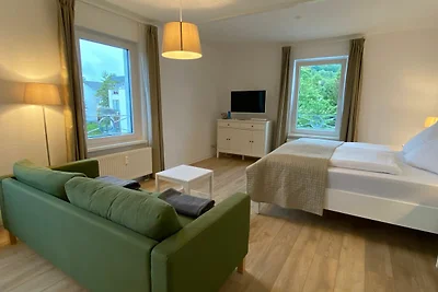 Leescher Bach mit seitlichen Ostseeblick