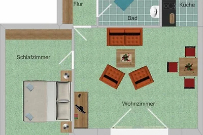 2-Zimmer-Apartment - C23