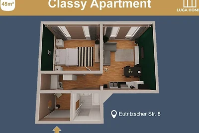 *Classy* 2-Zimmer-Appartement mit Wohnküche