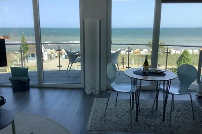 2-Raum FeWo II, 50m², 2.OG, Balkon, Meerblick
