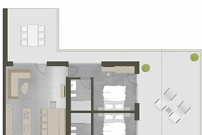Apartement N 1 (UG 2-6 Personen)