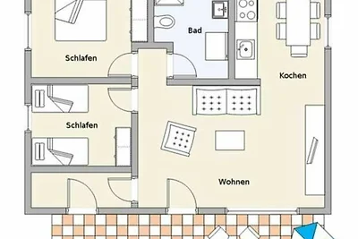 Vakantieappartement Gezinsvakantie Arrach