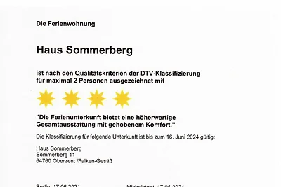 Ferienwohnung Haus Sommerberg
