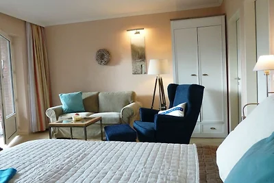 1-Raum FeWo 6, EG, 35m², Terrasse süd/west