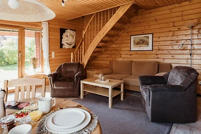 HAS-07 Holzblockhaus, 6 Pers., 65qm