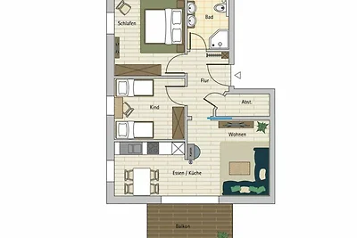 Marina Müritz Apartment OG marinadeck 3