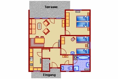 Ferienhaus mit Sonnenterrasse (G24b)