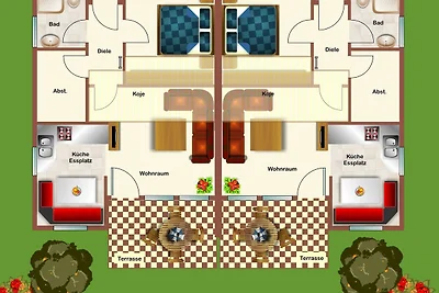 Ferienhaus 79 Scout 42qm für max.