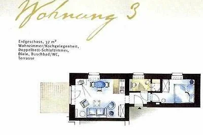 Villa Fortuna mit Meerblick in Bansin, Whg. 3