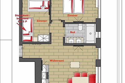 Top 3 Design-FeWo mit 2 Schlafzi + riesiger...