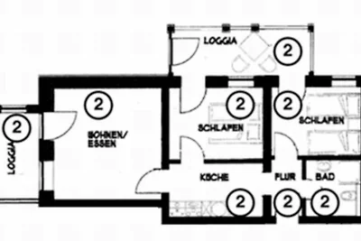 Ferienwohnung 02 strandnah Villa Celia Sellin