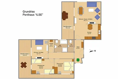 Vakantieappartement Gezinsvakantie Großräschen