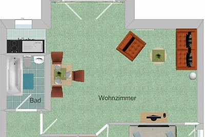 2-Zimmer-Apartment - B25