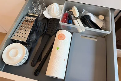 2-Raumferienwohnung m. Terrasse Koje für Vier