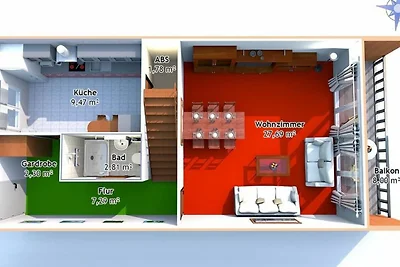 Apartment 312 Meerblick - ABC312 - nur für...