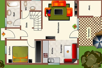 Ferienhaus 167 Deichgraf 86qm für max.