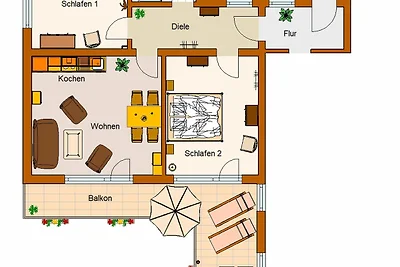 Appartamento Vacanza con famiglia Frankenau