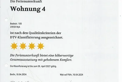 Holiday flat family holiday Wyk