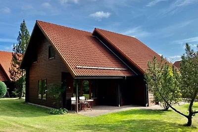 HAS-50 - Holzferienhaus mit überdachter...
