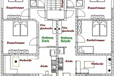 Ferienwohnung 2 Üntsche (4-5 Personen) 1