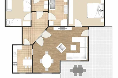 Vakantieappartement Gezinsvakantie Gross-Mohrdorf