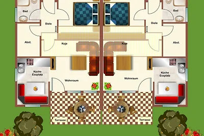 Ferienhaus 81 Scout 42qm für max.