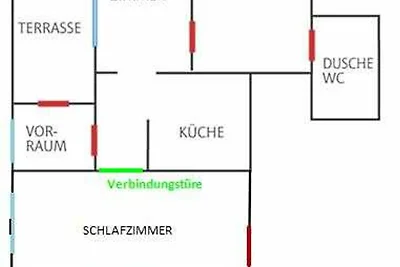 Appartement Top III / 2 Schlafz. 1
