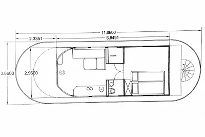 Casa su barca Vacanza single Wustrow (Ostsee)