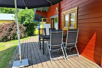 A10: 3-Raum-Holzhaus Bine mit Kamin, Terrasse...