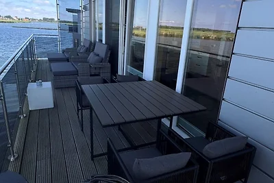 Floating-Houses Nr. 9 mit Kamin, Sauna u.